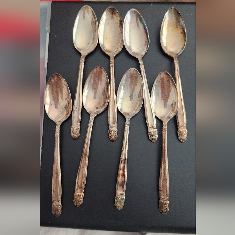 Vintage 14 pc. Holmes & Edwards Danish Princess Inland Forks & Spoons 6-1/2”